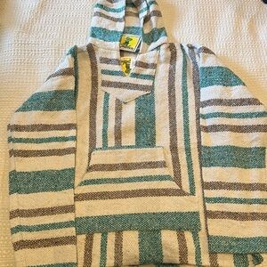 Blue and brown “Drug Rug” brand new with tags